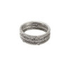 BAGUE MAUBOUSSIN LE PREMIER JOUR OR BLANC 4.41GRS TAILLE 56