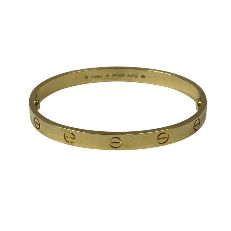BRACELET CARTIER LOVE OR JAUNE TAILLE 19 FULLSET