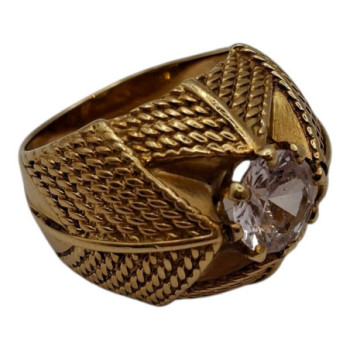 BAGUE OR 18CT - 9.65g T50