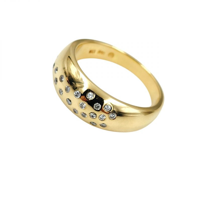 BAGUE OR JAUNE 18K 10.23GR DMT T57