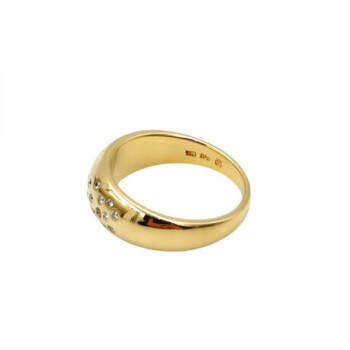BAGUE OR JAUNE 18K 10.23GR DMT T57