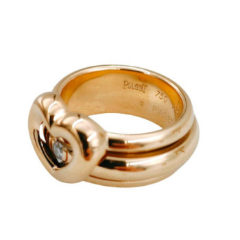 BAGUE PIAGET POSSESSION HEART OR JAUNE 18CT 17.82GR DMT T56