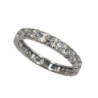 BAGUE OR BLANC 18CT 3.33GR DMT T56