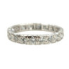 BAGUE OR BLANC 18CT 3.33GR DMT T56