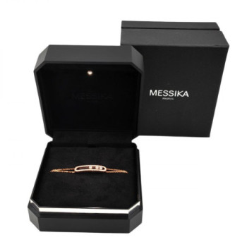 BRACELET MESSIKA MOVE CLASSIQUE PAVE OR ROSE 18K DMT 5.70GR DE 14 A 18CM