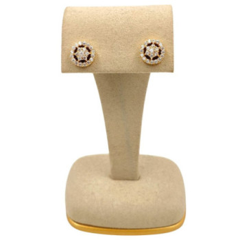 BOUCLE OREILLE OR 18K 3.6GR D0.8CM