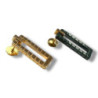 BOUCLES D OREILLES CHOPARD OR ROUGE 18CT CERAMIQUE VERT ICE CUBE ROCK RIHANNA 5.76GRS 20X7MM