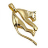 PENDENTIF OR 18CT PANTHERE 27.60GR DMT 3X5.2CM