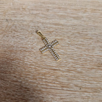 PENDENIF OR JAUNE 18CT 1.79GRS PAS DTS 2.6X1.5CM