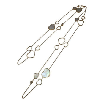SAUTOIR CHOPARD HAPPY HEARTS 3 BRILLANTS 120CM FULL SET