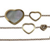 SAUTOIR CHOPARD HAPPY HEARTS 3 BRILLANTS 120CM FULL SET