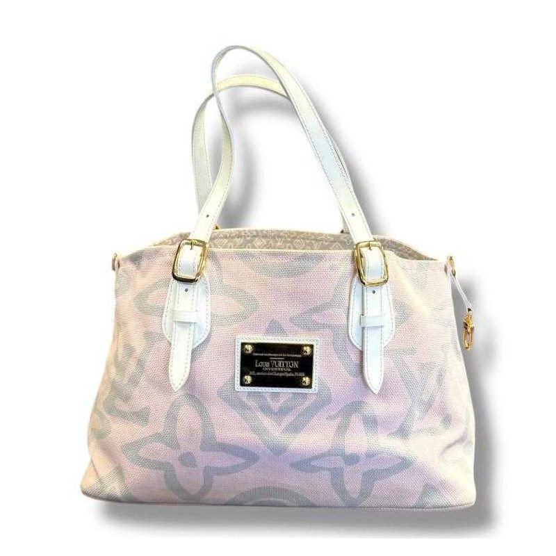LOUIS VUITTON SAC CABAS TAHITIENNE TOILE ROSE