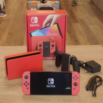 CONSOLE NINTENDO SWITCH OLED ROUGE