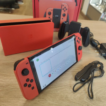 CONSOLE NINTENDO SWITCH OLED ROUGE