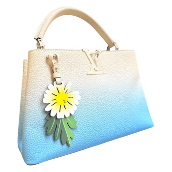 Sac Louis Vuitton Capucines MM Taurillon Ombré Blue & Facture 2021