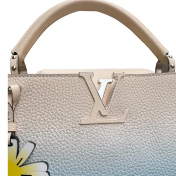 Sac Louis Vuitton Capucines MM Taurillon Ombré Blue & Facture 2021