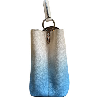 Sac Louis Vuitton Capucines MM Taurillon Ombré Blue & Facture 2021
