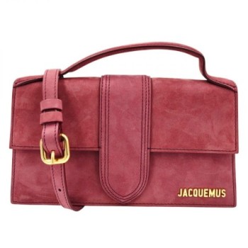 JACQUEMUS LE GRAND BAMBINO NUBUCK ROSE