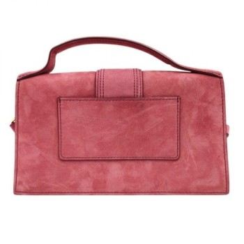 JACQUEMUS LE GRAND BAMBINO NUBUCK ROSE