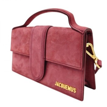 JACQUEMUS LE GRAND BAMBINO NUBUCK ROSE