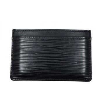 PORTE CARTE LOUIS VUITTON EPI NOIR