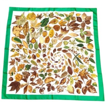 CARRE HERMES  FEUILLES D AUTOMNE 90 CM