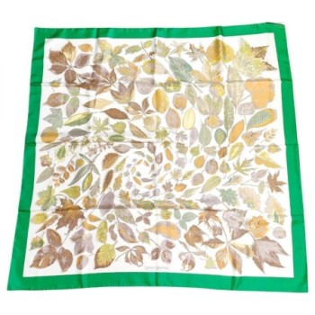CARRE HERMES  FEUILLES D AUTOMNE 90 CM