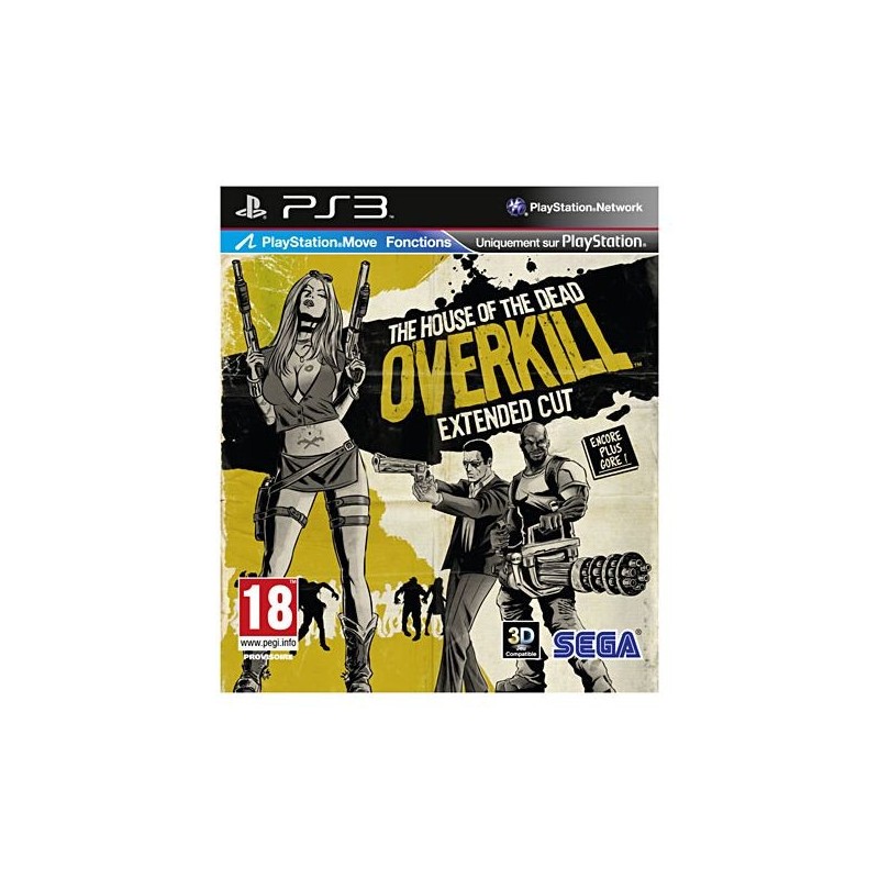 THE HOUSE OF THE DEAD OVERKILL EXTENDED CUT - PS3