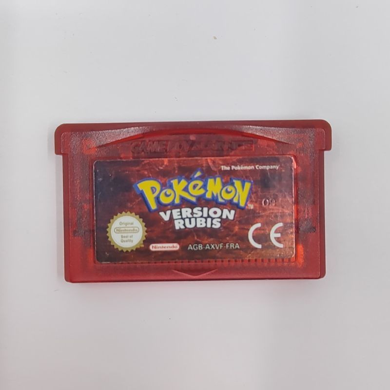 POKEMON VERSION RUBIS - GAME BOY ADVANCE (CARTOUCHE SEULE - PILE NEUVE - FRA)