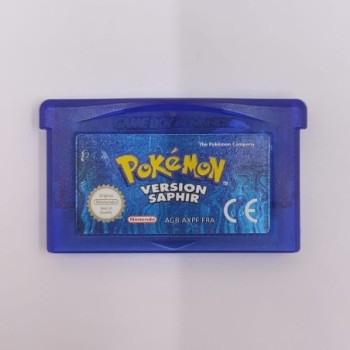 POKEMON VERSION SAPHIR - GAME BOY ADVANCE (CARTOUCHE SEULE - PILE NEUVE - FRA)