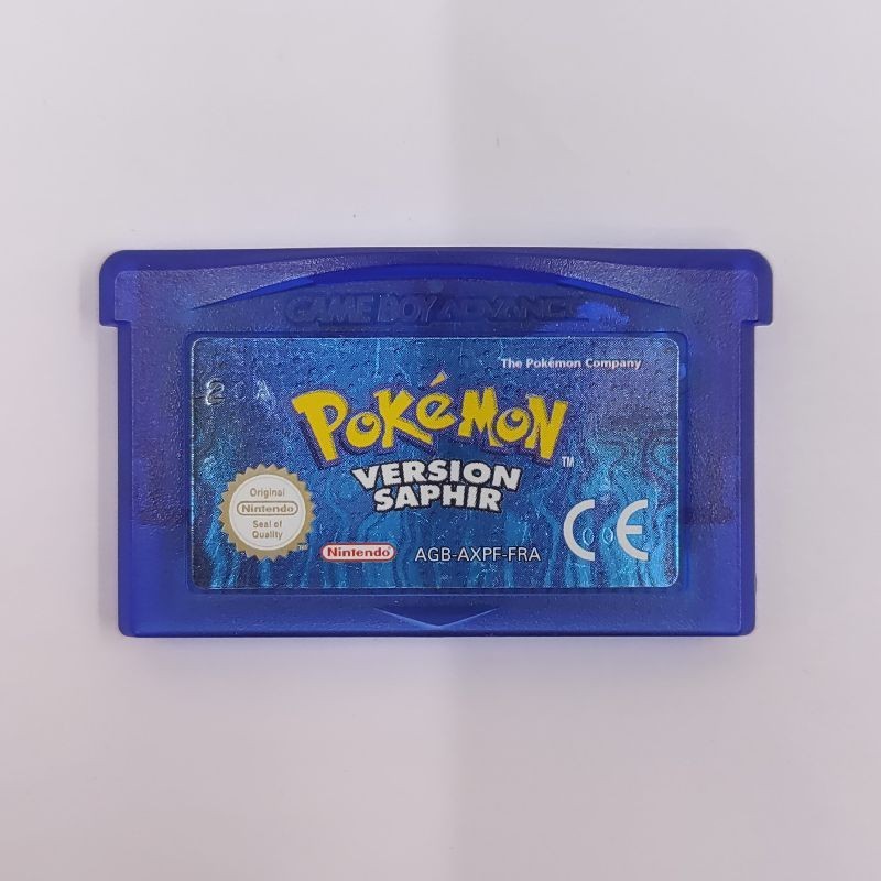 POKEMON VERSION SAPHIR - GAME BOY ADVANCE (CARTOUCHE SEULE - PILE NEUVE - FRA)