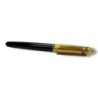 STYLO PASHA PLUME CARTIER 14X1.6 CM RESINE METAL DORE ET OR JAUNE 18CT