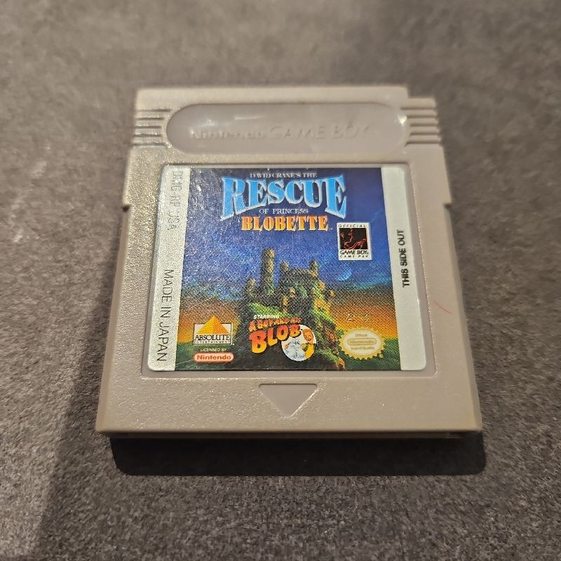 DAVID CRANES THE RESCUE OF PRINCESS BLOBETTE - GAMEBOY (CARTOUCHE SEULE)