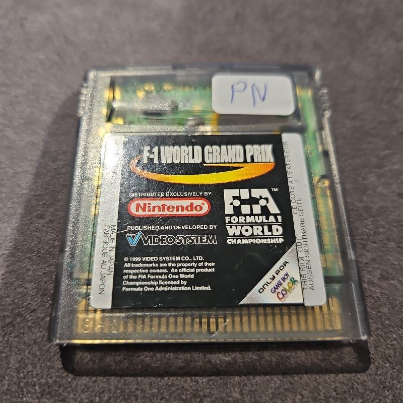 F1 WORLD GRAND PRIX - GAMEBOYCOLOR (CARTOUCHE SEULE)