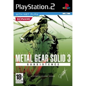 METAL GEAR SOLID 3 SUBSITENCE - PS2