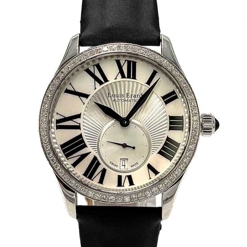 Montre Louis Erard Emotion Automatique & Diamants 40mm +Facture ref 92310SE01