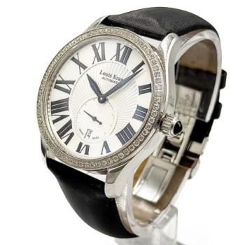 Montre Louis Erard Emotion Automatique & Diamants 40mm +Facture ref 92310SE01