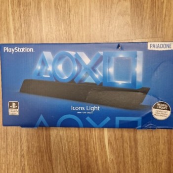 LAMPE USB DÉCORATIVE À LED BLEUES ICONS PLAYSTATION 5