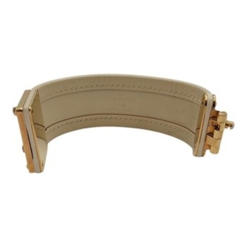 BRACELET LOUIS VUITTON LOCKIT CUIR SUHALI