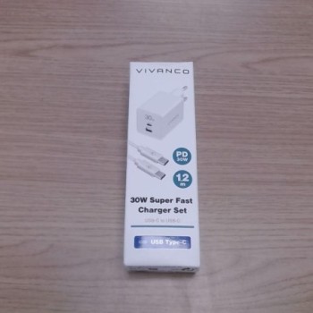 VIVANCO 30W CHARGEUR COMBPLET