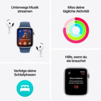 Apple Watch SE 2ND GEN 44MM WIFI + CELL MIDNIGHT A2724