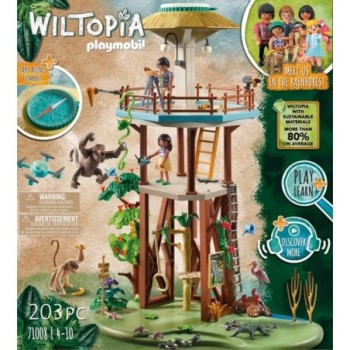 PLAYMOBIL 71008 WILTOPIA - TOUR DE RECHERCHE AVEC BOUSSOLE