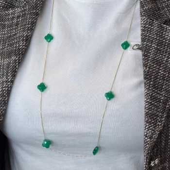 SAUTOIR MORGANNE BELLO FRIANDISE AGATE