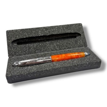 STYLO BREITLING BIG AVIATOR ACIER RESINE ORANGE 15CM