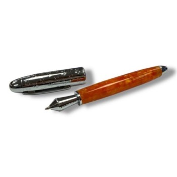 STYLO BREITLING BIG AVIATOR ACIER RESINE ORANGE 15CM