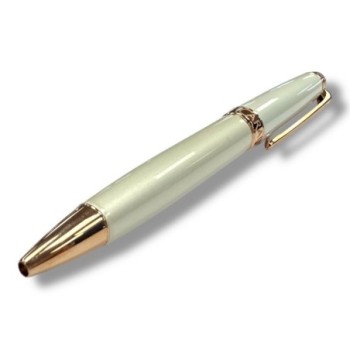 STYLO CARAN D ACHE X PATEK PHILIPPE PERLE BALLPOINT PLAQUE OR ROSE 13.5CM