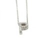 COLLIER OR BLANC 18K 2.35GR DMT 42/46 CM