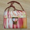 SAC A MAIN COCCCINELLE ROSE ORANGE BLANC
