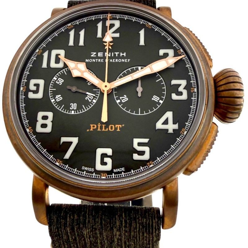 MONTRE ZENITH PILOT CHRONOGRPH ADENTURE REF29.2430.4069.63.1001