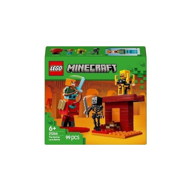 LEGO MINECRAFT 21266 THE NETHER LAVA BATTLE